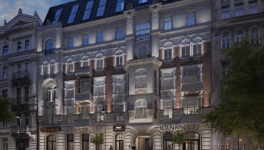 Poznańska 37 - wizualizacja kamienicy po remoncie Poznańska 37 - wizualizacja kamienicy po remoncie