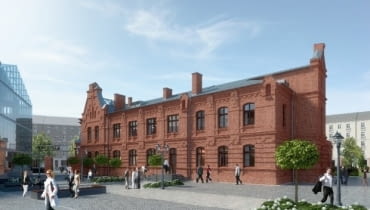 Lofty na warszawskiej Pradze, w budynku dawnej fabryki wódek Koneser.