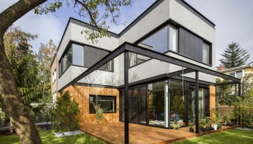 Dom na warszawskim Mokotowie. Proj. Exterio Dom na warszawskim Mokotowie. Proj. Exterio