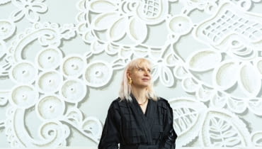 NeSpoon stworzyła nowy mural w warszawskiej DOMOTECE