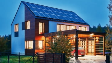 Dom w standardzie pasywnym. Dom w standardzie pasywnym.