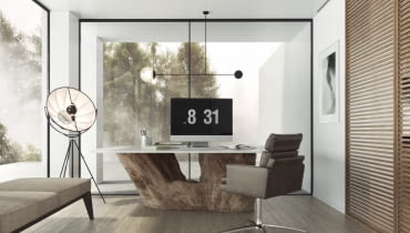 Biurko przy oknie – pomysły na aranżację Biurko przy oknie – pomysły na aranżację