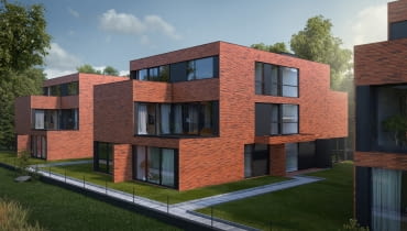 Projekt klinkierowych willi - Paweł Lis Architekci
