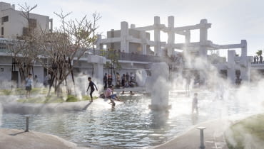 Tainan Spring w Tainan (Tajwan) - miejski plac zamiast centrum handlowego. Proj. MVRDV Tainan Spring w Tainan (Tajwan) - miejski plac zamiast centrum handlowego. Proj. MVRDV