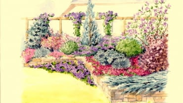 Rabata szaro- fioletowa