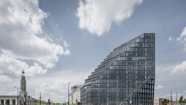 Biurowiec Bałtyk w Poznaniu. Projekt: MVRDV Otwarcie Bałtyku w Poznaniu. Pierwszy w Polsce projekt zrealizowany przez holenderską pracownię MVRDV