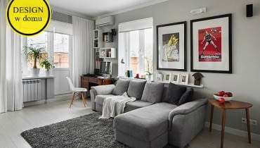 Małe mieszkanie w Moskwie; proj. Maxim Tikhonov z m2project. Małe mieszkanie w Moskwie; proj. Maxim Tikhonov z m2project.