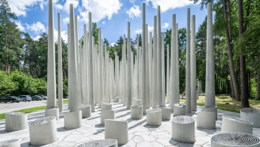 Pomnik w Lesie Szpęgawskim. Proj. Katarzyna Ephraim