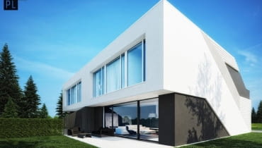 Projekt domu w zabudowie bliźniaczej na warszawskim Wawrze Projekt domu w zabudowie bliźniaczej na warszawskim Wawrze