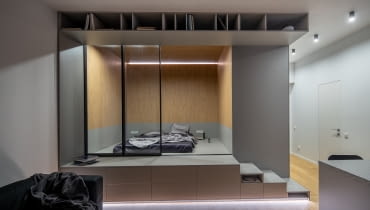 Łóżko na podeście - inspiracje Łóżko na podeście - inspiracje