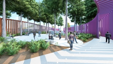Miejsce upamiętniające ofiary strzelaniny w nocnym klubie w Orlando. Proj. Studio Libeskind Miejsce upamiętniające ofiary strzelaniny w nocnym klubie w Orlando. Proj. Studio Libeskind