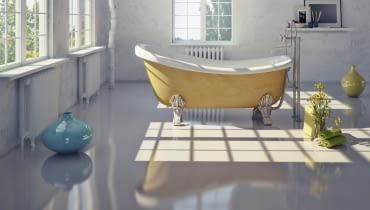 Łazienka łazienka, podłogi