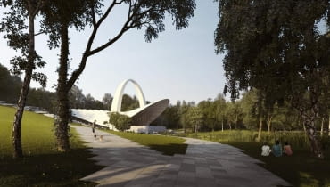 Teatr Letni w Szczecinie im. Heleny Majdaniec . Proj. Flanagan Lawrence