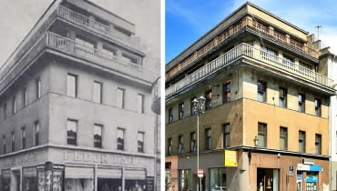 Dom Towarowy Fedora Karpego - w 1928 roku i w 2003 roku.