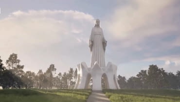 Tak będzie wyglądał pomnik Matki Boskiej w Konotopiu.