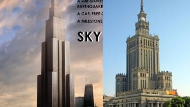 Sky City One. Najwyższy wieżowiec świata powstanie w Chinach? [projekt]
