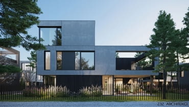 Park Hill ma warszawskim Mokotowie. Proj. Z3Z ARCHITEKCI Park Hill ma warszawskim Mokotowie. Proj. Z3Z ARCHITEKCI