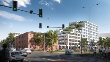 Koncepcja „Nowego centrum Płocka” opracowana przez pracownię 77Studio architektury Koncepcja „Nowego centrum Płocka” opracowana przez pracownię 77Studio architektury