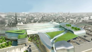 dworzec,modernizm, katowice, pkp, przebudowa, modernizacja