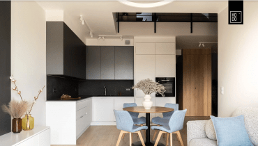 Minimalistyczne dwupoziomowe mieszkanie Minimalistyczne dwupoziomowe mieszkanie