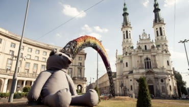 Przytulanka, miś w Warszawie