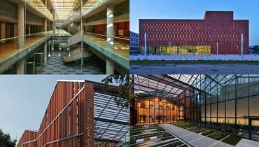 Małopolski Ogród Sztuki w Krakowie, Centrum Informacji Naukowej i Biblioteka Akademicka w Katowicach Małopolski Ogród Sztuki w Krakowie, Centrum Informacji Naukowej i Biblioteka Akademicka w Katowicach