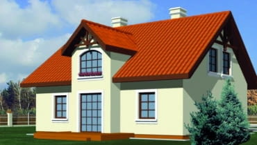 Dom wykonany w technologii lekkiego szkieletu drewnianego Dom wykonany w technologii lekkiego szkieletu drewnianego