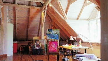 Pracownia na poddaszu Pracownia na poddaszu