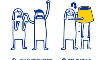 Miłość jest skomplikowana. IKEA jest prosta. Miłość jest skomplikowana. IKEA jest prosta.