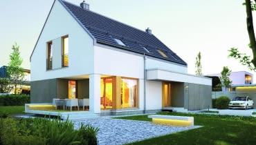 W moim przekonaniu zaproponowany przeze mnie projekt pozwoli stworzyć dom dla ludzi ceniących wygodę mieszkania, takich którzy kojarzą ciepło domowe z ciepłem rozpalonego kominka, wokół którego gromadzi się rodzina.