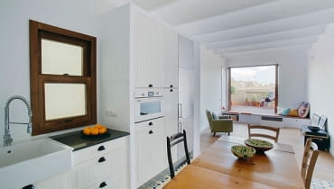 długie i wąskie mieszkanie, jak urządzić długie mieszkanie, jak urządzić wąskie mieszkanie, nowoczesne wnętrze