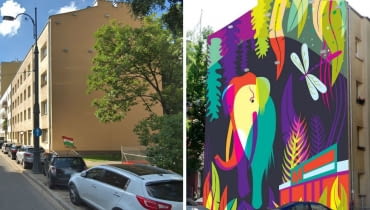 Przy Skierniewickiej 11 w Warszawie powstanie nowy mural Przy Skierniewickiej 11 w Warszawie powstanie nowy mural