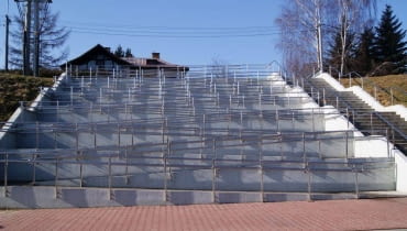 Rampa dla niepełnosprawnych w Siedlcach Rampa dla niepełnosprawnych w Siedlcach