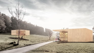 Dom dla Dominika - proj. ARTECTONICA. dom, bauhaus, projekt domu, natura, dom dla dominika, drewniany dom