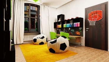 pokój dziecięcy, meble dziecięce, projekt wnętrz, aranżacja wnętrz