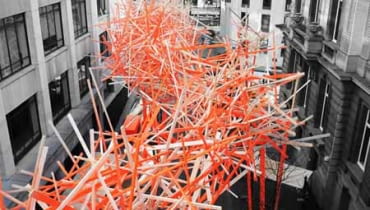 Gigantyczna instalacja w Brukseli. Arne Quinze Gigantyczna instalacja w Brukseli. Arne Quinze