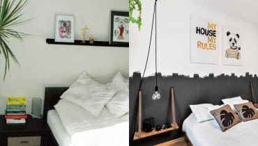 Metamorfoza sypialni - wnętrze przed i po