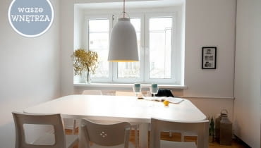 55-metrowe mieszkanie Kasi i Łukasza znajduje się na łódzkim Osiedlu Mireckiego. Zostało ono wybudowane w latach 1928-1929. metamorfoza mieszkania, salon