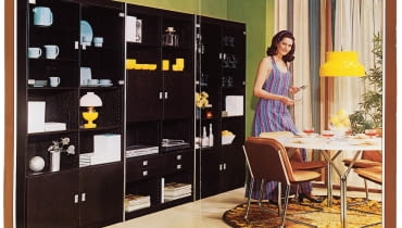 Reklama BoCocnept z lat 70. 65-lecie BoConcept