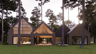 Dom letniskowy pod Bolimowem. Proj. Exterio