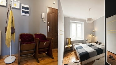Mieszkanie we Wrocławiu - 45 m2; proj. Anna Kołodzińska i Marta Niedbalec małe mieszkanie, mieszkanie w kamienicy, jak urządzić małe mieszkanie, nowoczesne mieszkanie