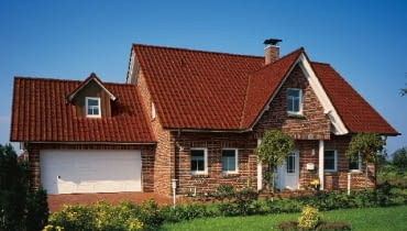 Dom z elewacją z cegły klinkierowej