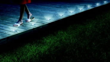 Oświetlenie ogrodu.