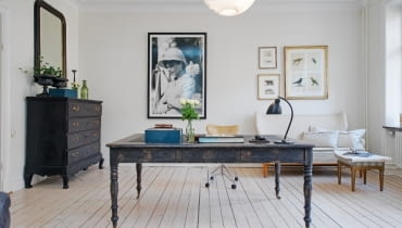 Jasne mieszkanie w Goteborgu - 73 m kw. jasne mieszkanie, mieszkanie w skandynawskim stylu, jak urządzić mieszkanie, nowoczesne mieszkanie, mieszkanie z meblami vintage