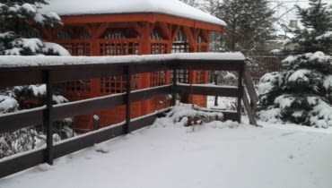 Taras zimą taraszimą