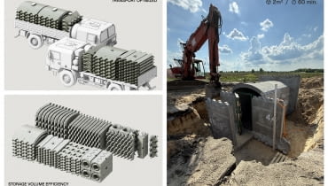 System prefabrykowanych schronów ARX Modular