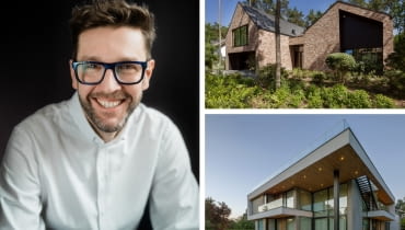 Fot. z lewej: Marcin Klukowski; Fot. z prawej na górze: Dom wśród Drzew; Fot. z prawej na dole: Rezydencja Tarasowa