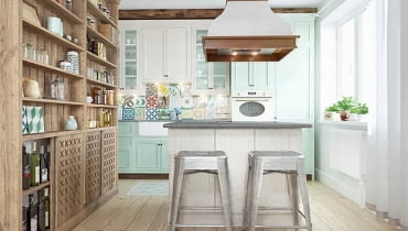 Mieszkanie w Moskwie - 85 m kw., proj. INT2 architecture jasne mieszkanie, pastele w mieszkaniu, drewno w mieszkaniu, mieszkanie w skandynawskim stylu, przytulne mieszkanie