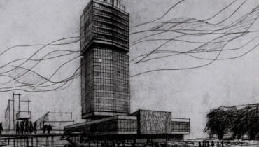 Tak pierwotnie miał wyglądać krakowski Szkieletor - projekt budynku NOT Tak pierwotnie miał wyglądać krakowski Szkieletor - projekt budynku NOT