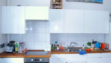 Kuchnia w warszawski mieszkaniu Kasi i Tomka Kuchnia w warszawski mieszkaniu Kasi i Tomka